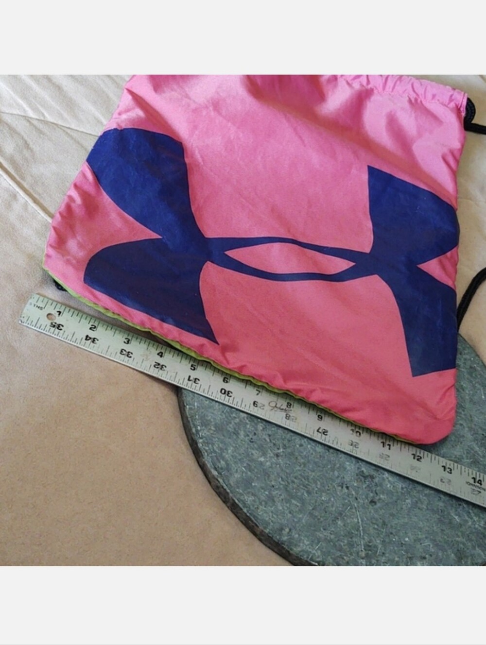 Under Armour Neon Reversible Drawstring Backpack - Picture 7 of 11